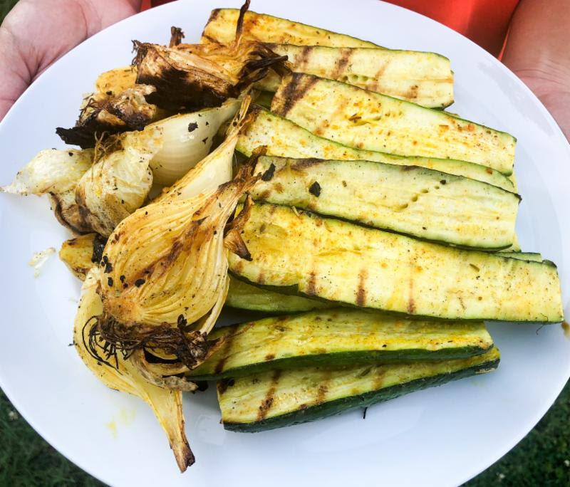 Early Summer Grilled Veggies