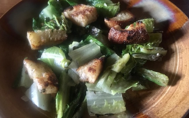 Grilled Romaine Caesar Salad