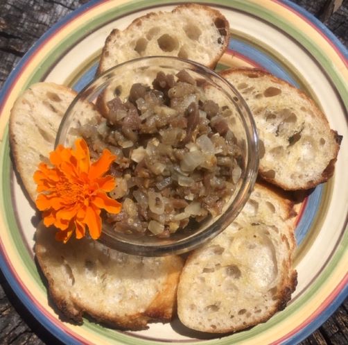 Romanian Inspired Roasted Eggplant Dip